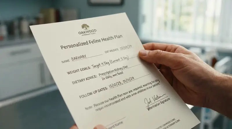 Plan de santé félin personnalisé - collaboration vétérinaire